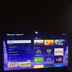 Hisense Roku 58” 4K UHD TV