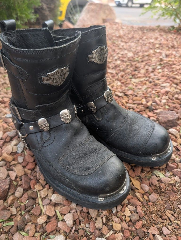 Harley Davidson Leather Boots 11.5