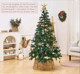 LGENHOOM Woven Christmas Tree Collar