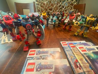 LEGO Marvel Avengers Mech Armor Sets Lot