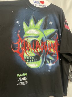 Civil Regime x Rick and Morty FUTURE MISFIT 199X OVERSIZED TEE IN BLACK Sz XL