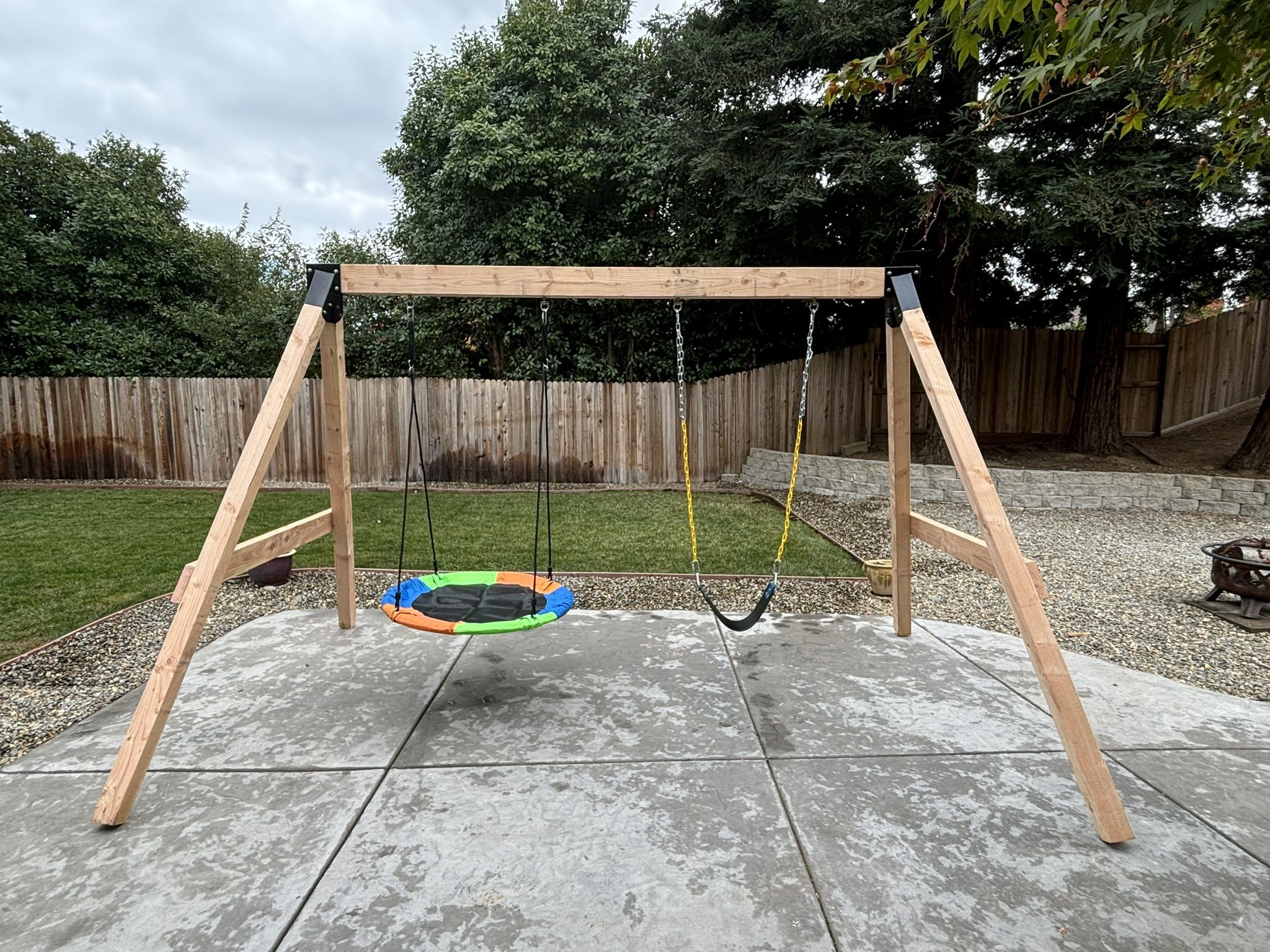 Heavy Duty Double Swing set