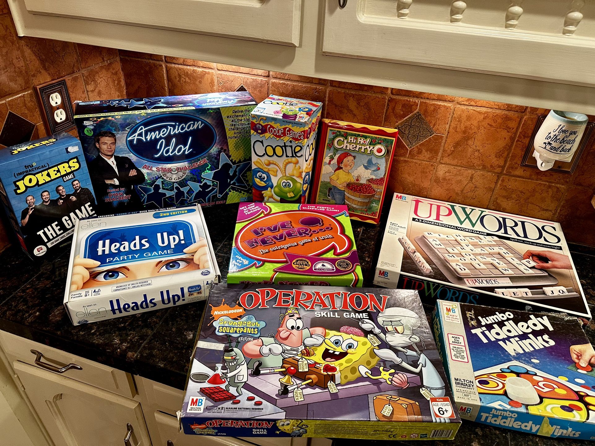 BOARD GAMES*ALL AGES*$5 EACH
