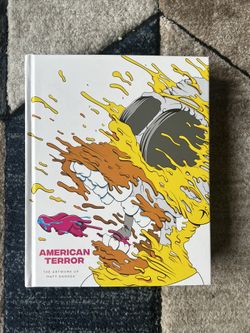 Signed & Sketched Gondek Draws American Terror Book