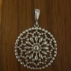 Sterling Silver Wheel Of Life Pendant
