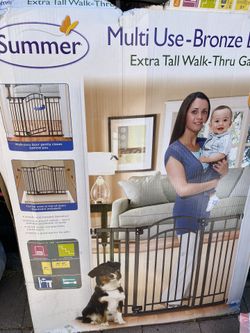 Multi use bronze deco gate