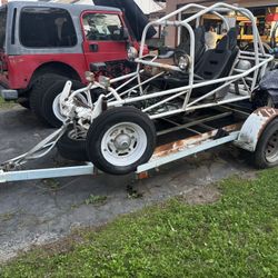 Sand Rail And Trailer