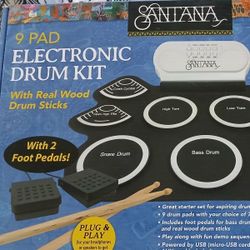 9 Pad Electronic Drum Kit