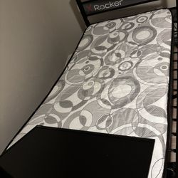 Twin Bed Frame With Mattress 