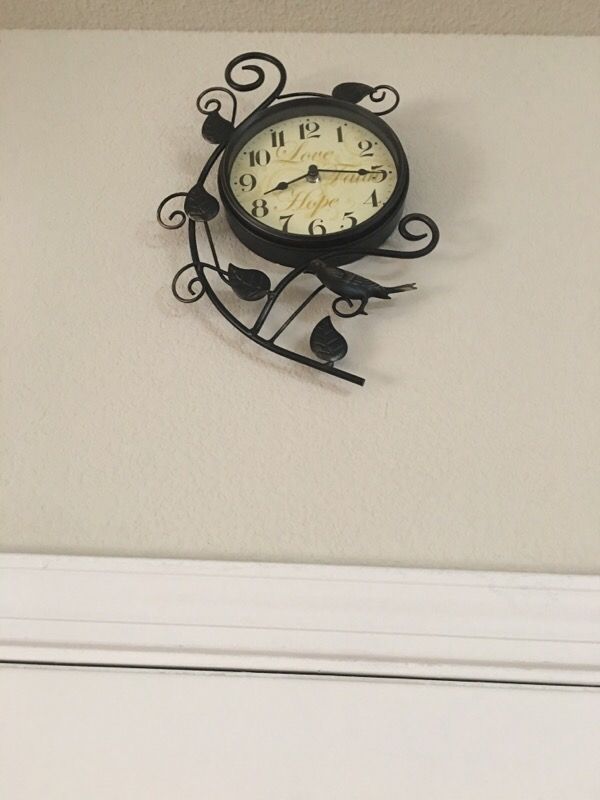 Better Homes and Gardens 15.25" Bird Wall Clock