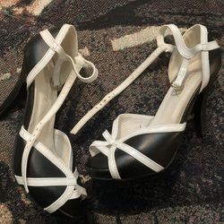 Black And White Heels 