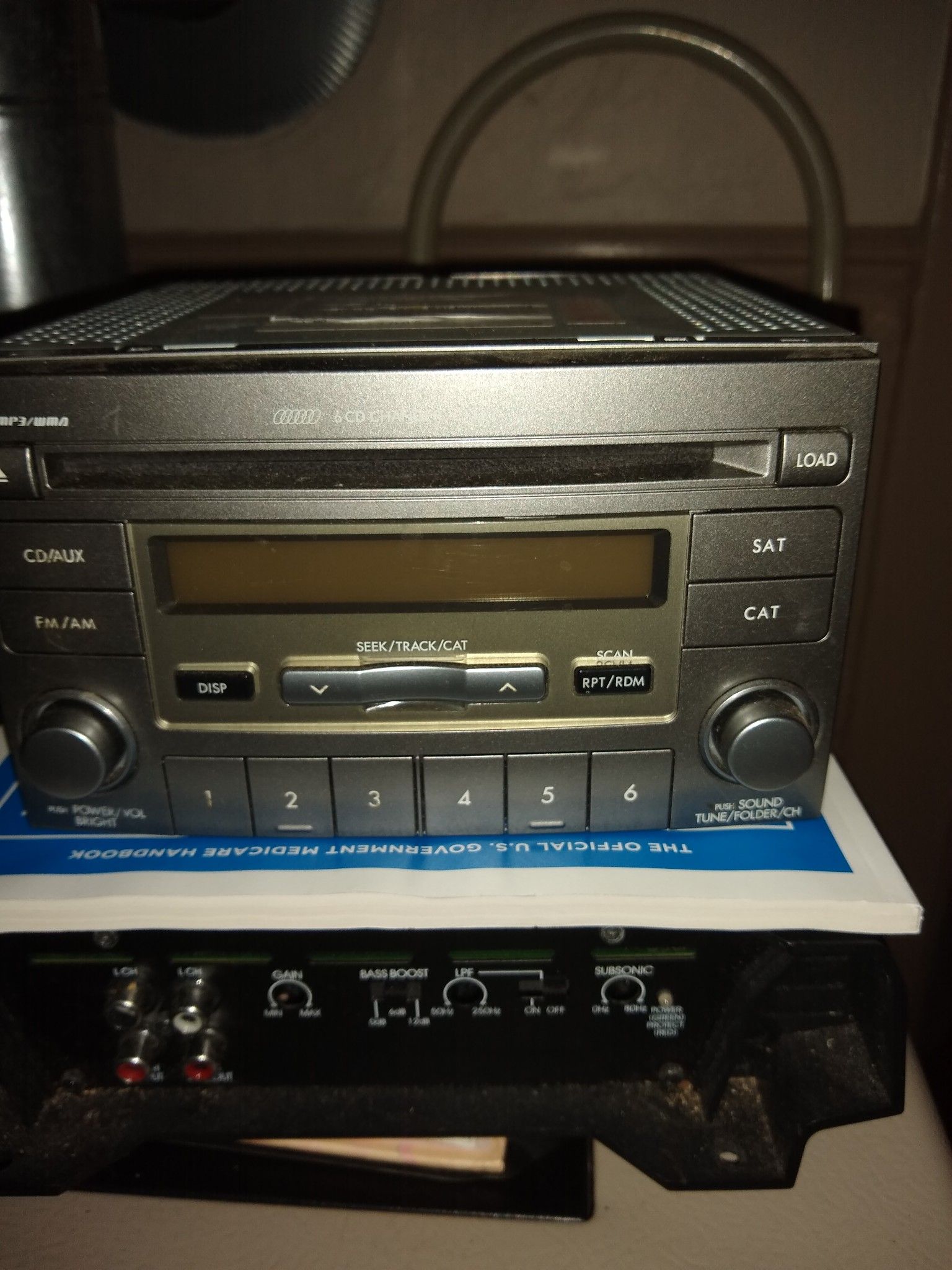 OEM Subaru 6cd changer radio