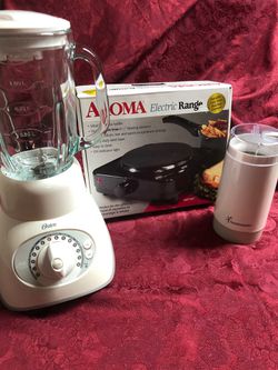 Kitchen Package – Oster Blender / Aroma Electric Range - Hot Plate / Toastmaster 1119 Coffee Grinder