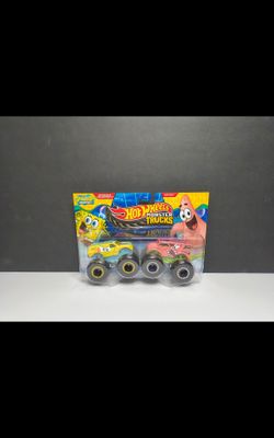 Hot Wheels Monster Trucks SpongeBob SquarePants & Patrick 2-Pack 1:64 Diecast