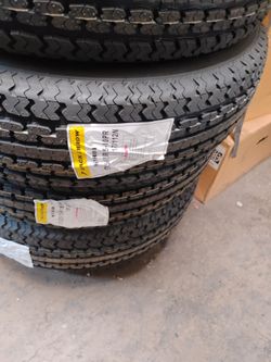 New set of tires 225 75 15 st 10ply