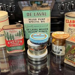 Old and Vintage Cans and Tins