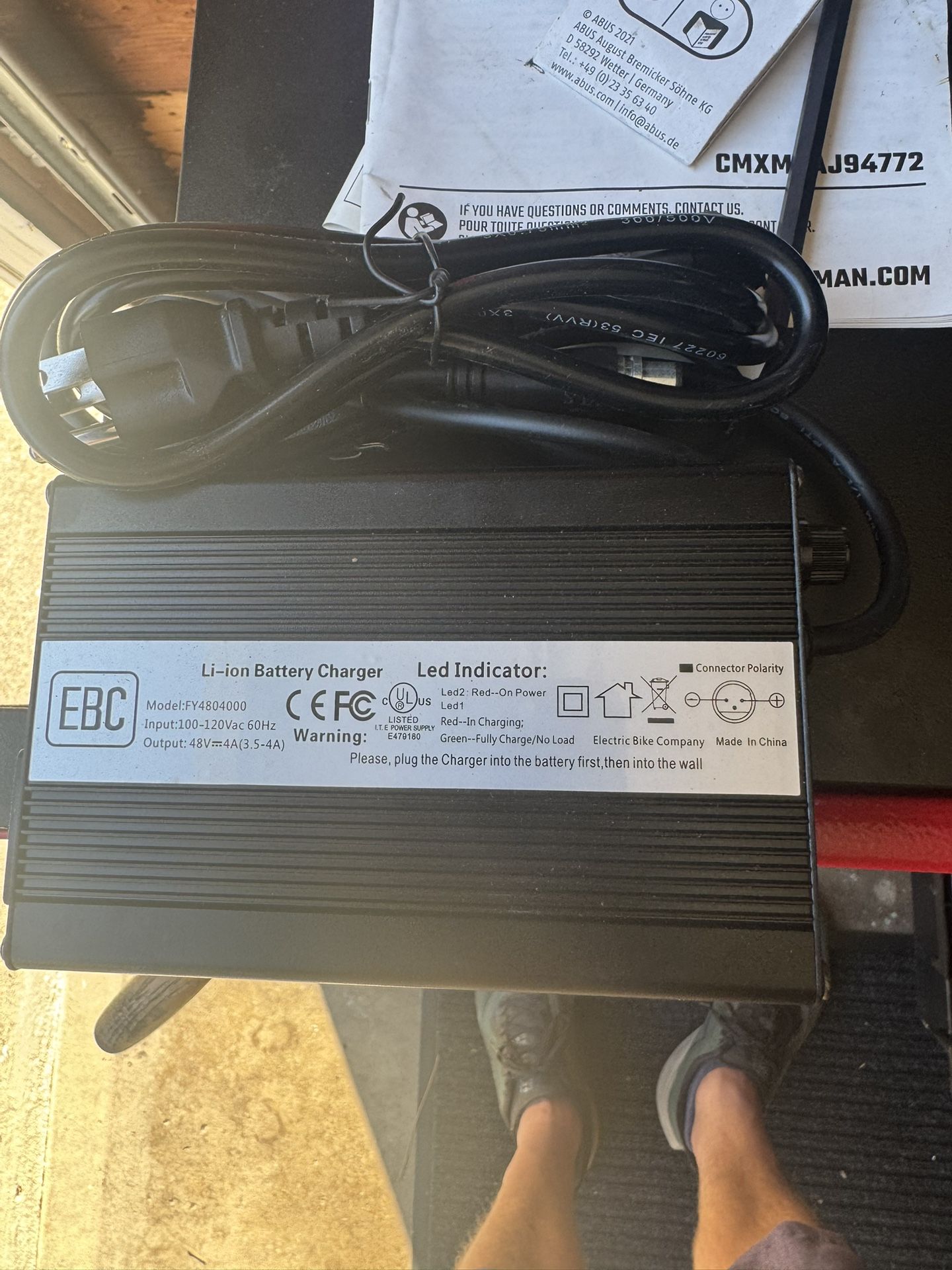 Electric bike Company Bike Charger