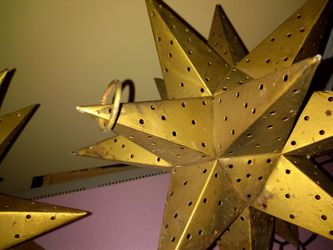 Hanging , Light Refracting Candle Holders