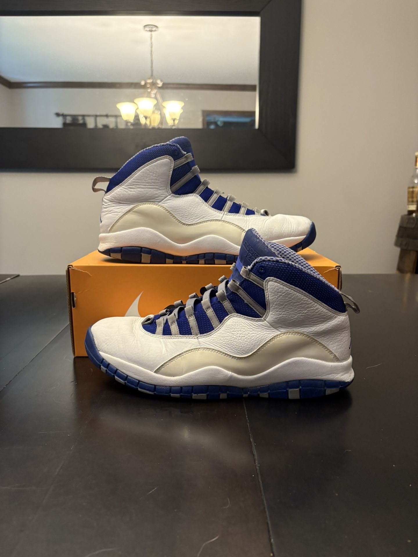 Size 12 - Air Jordan Retro TXT Old Royal White Blue Grey Leather