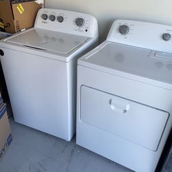 Like-New Whirlpool Washer & Dryer Set (WTW4855HW3 / WED4850HW0)