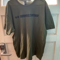 Hodge Twins Graphic T-Shirt Olive Green