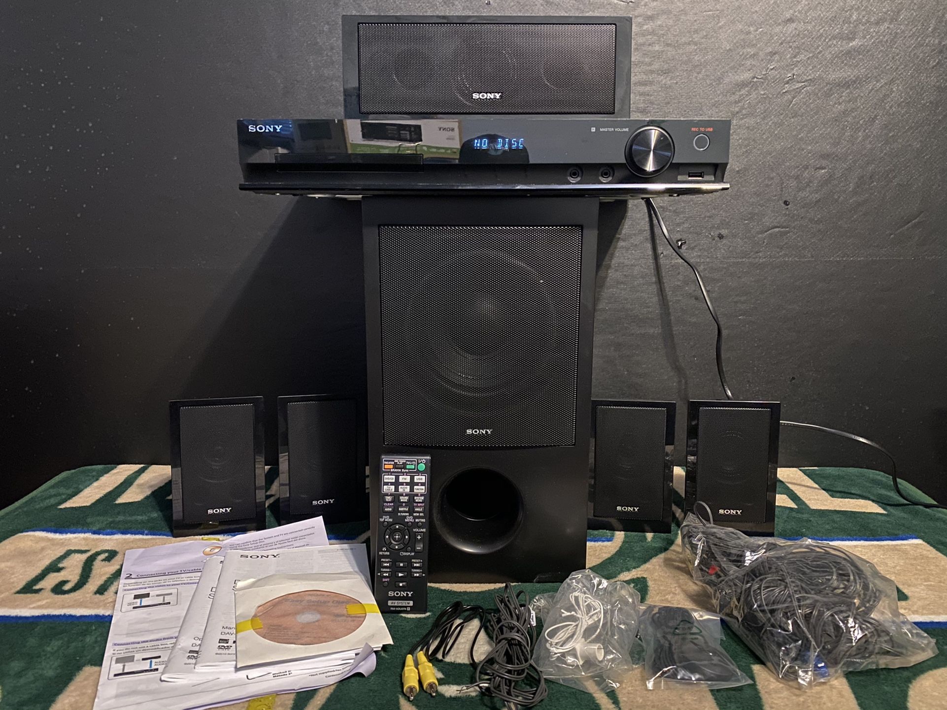 Sony DAV-DZ170 DVD/Receiver Home Theater System.