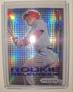 Mike Trout Panini Prizm Rookie Relevance Silver/Prizm card