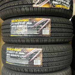 185/65/14 Blackhawk Tires