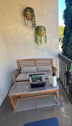 Patio furniture (2 chairs, 1 loveseat, 1 coffee table)