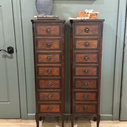 Rare Pair - 19th Century John Widdicomb Semainiers