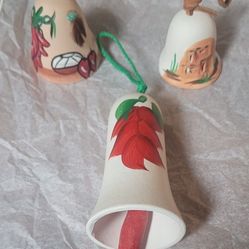 Hand Painted Ceramic Bells