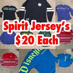 Spirit Jersey’s $20 Each