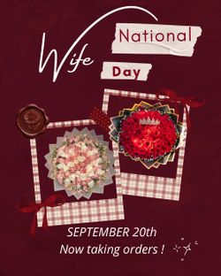 National wife day bouquets