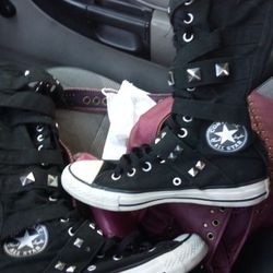 Converse, Chuck Taylor/ ,Boots,That Strap Up You're Leg !