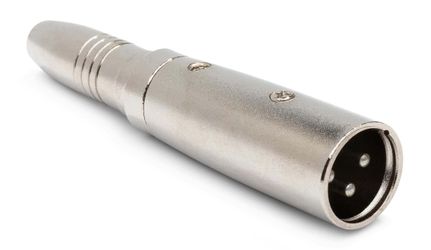 Hosa GXJ-235 Adaptor, Stereo 1/4" Phone to 3-Pin XLR Adapter