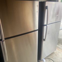 Stainless GE Refrigerators 