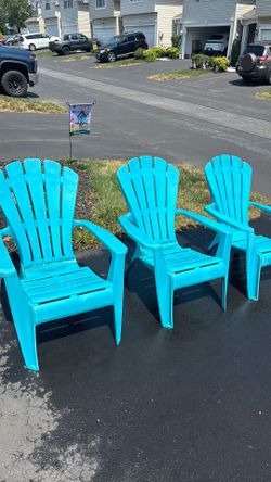 Plastic Adirondack seats
