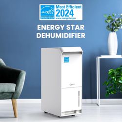 4,500 Sq.Ft Energy Star Dehumidifier for Basement , 52 Pint DryTank Series Dehumidifiers for Home Large Room, Intelligent Humidity Cont