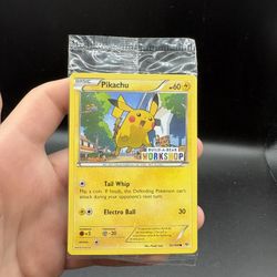 Build a Bear Pokemon Card Pikachu Promo Trading TCG SEALED NEW Near Mint Condition 