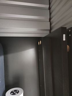 Ikea king black frame + box springs