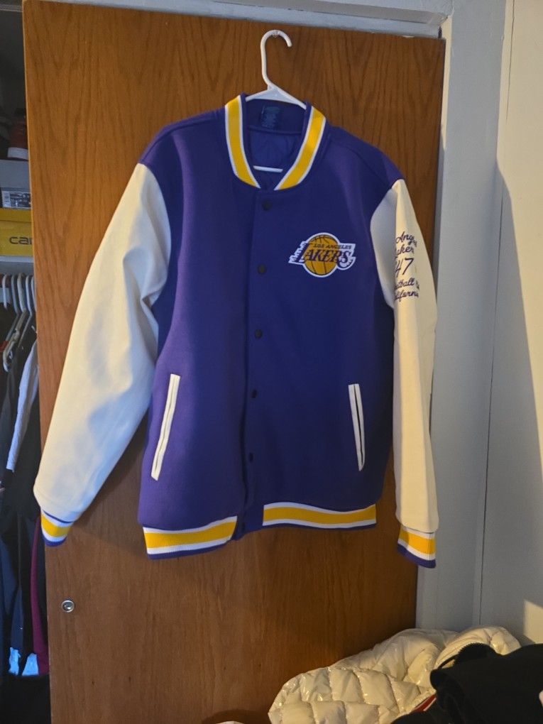 Lakers NBA Leather Jacket