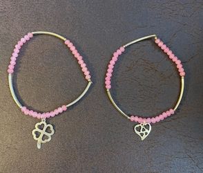 Pink And Gold Bracelet