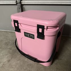 Power Pink Yeti Roadie 24 Hard Cooler