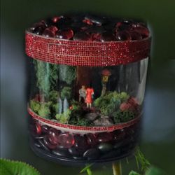Enclosed Romantic Garden