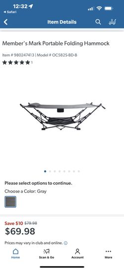 New Members Mark Portable Folding Hammock