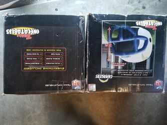 Inflatable chargers helmet