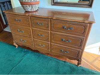Vintage Solid Wood Dresser Pilgrim Finish