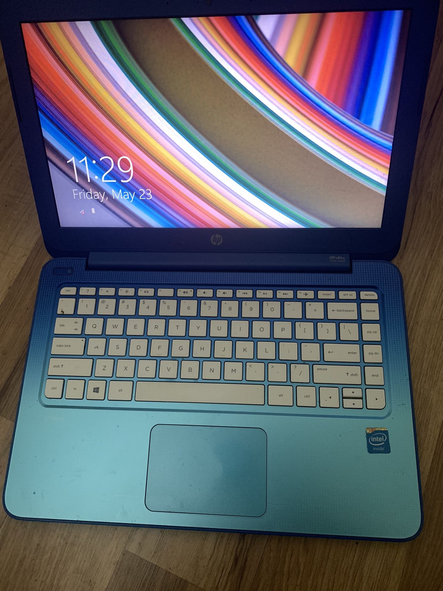 Blue HP Laptop