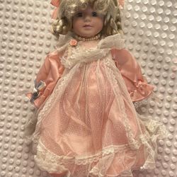 Vintage Porcelain Doll 