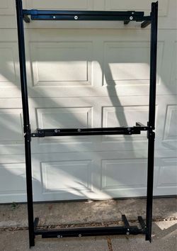 Adjustable Black Metal Bed Frame